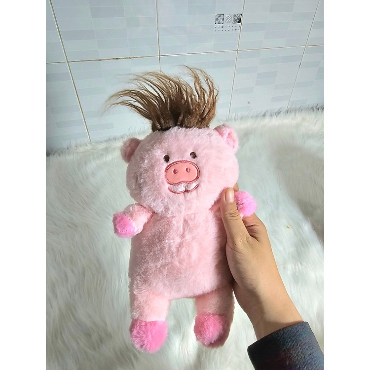 Mua Thú nhồi bông heo tóc xù 25cm Chính hãng Giá tốt - Hình ảnh 5