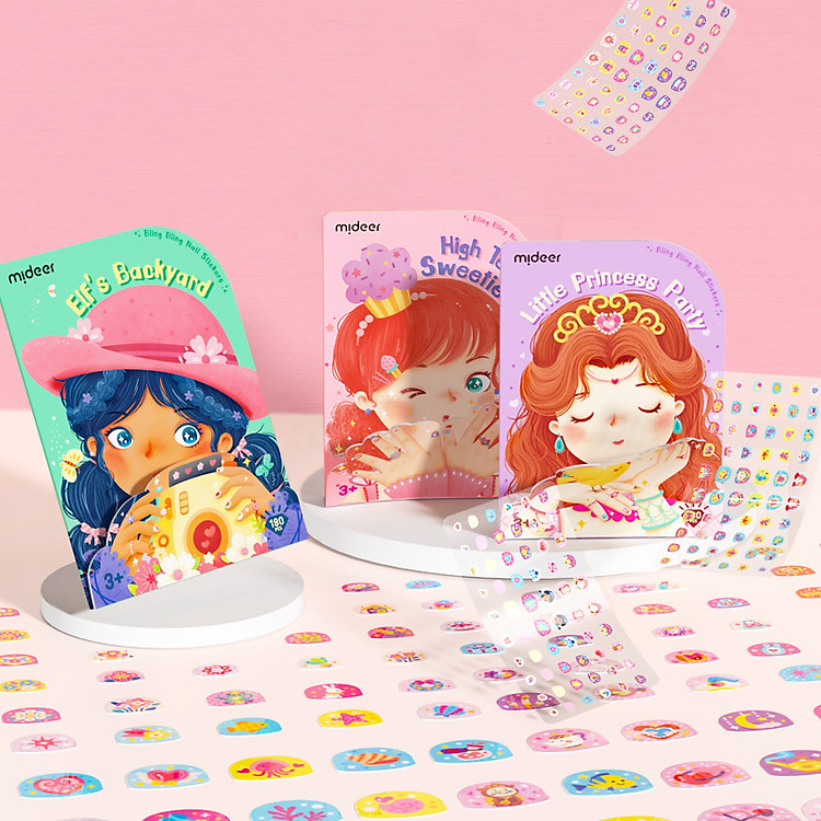 Sticker dán móng tay cho bé - Mideer Chính hãng Ưu đãi - Hình ảnh 4