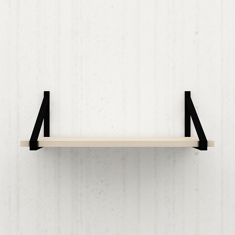 Kệ gỗ treo tường có chân sắt sơn tĩnh điện để được nhiều đồ dùng