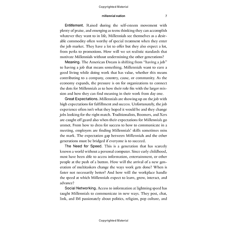 The M-Factor: How the Millennial Generation Is Rocking the Workplace - Ảnh 7