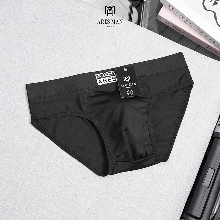Quần lót nam, quần sịp nam tam giác cao cấp ARES 03 chất thun lạnh mềm mịn thoáng khí co giãn 4 chiều thấm hút mồ hôi - ARES SHOP