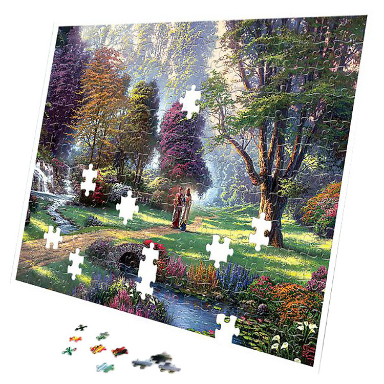 Tranh xếp hình Tia Sáng Cõi Đi Về Chính hãng Giá tốt - Hình ảnh 2