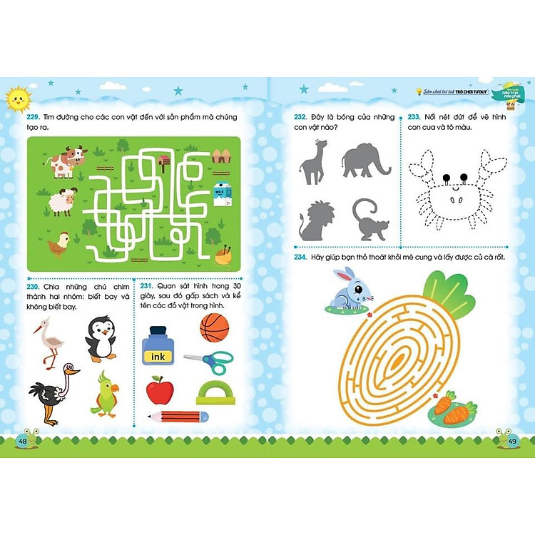 RÈN LUYỆN NÃO TRÁI, NÃO PHẢI - Sân Chơi Trí Tuệ: Trò Chơi Tư Duy - Dành cho trẻ 3-6 tuổi - Ảnh 6