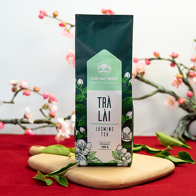 Trà lài bao thiếc Cầu Đất Farm 100gr