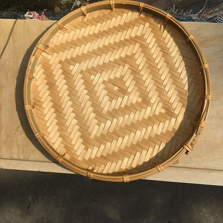 Mẹt tre (cạp mây) hun khói, nhúng keo