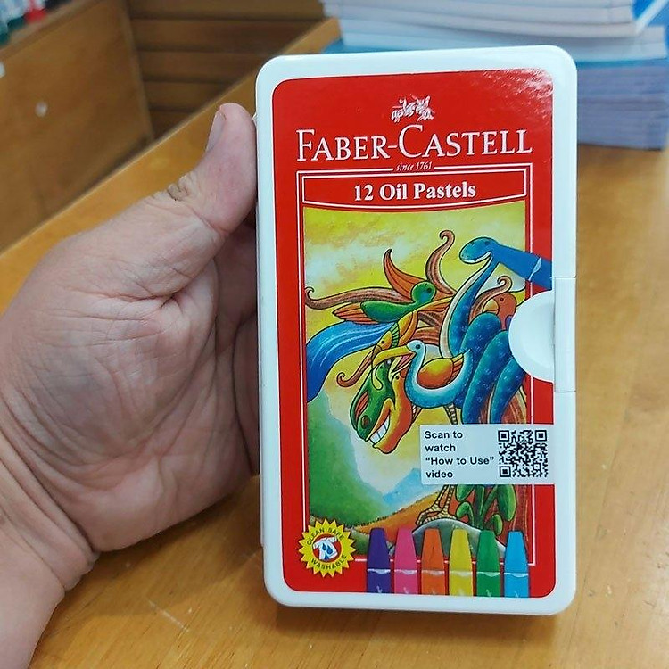 Bút Sáp Dầu Faber-Castell (12 màu) - Ảnh 4