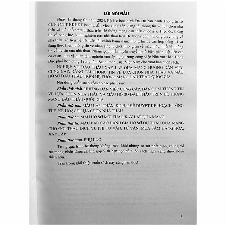 Nghiệp Vụ Đấu Thầu Xây Lắp Qua Mạng – Mẫu Hồ Sơ Đấu Thầu (V2452T) - Ảnh 2