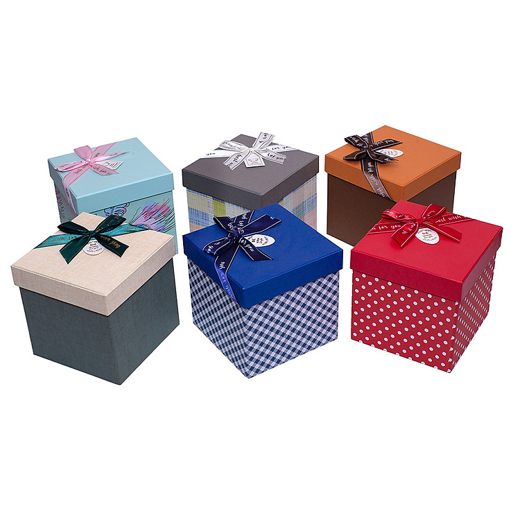 Hộp Quà Vuông V022 (15 x 15 x 15 cm)