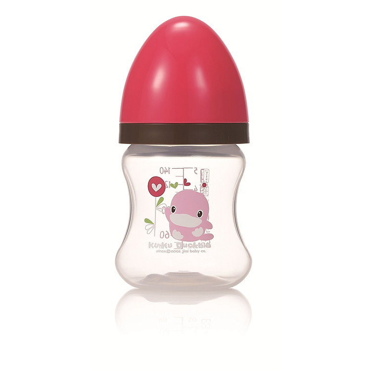 Tham Khảo tại ConCung: Bình Sữa Cổ Rộng KUKU 140ml Màu Hồng , nhận ngay nhiều Ưu đãi