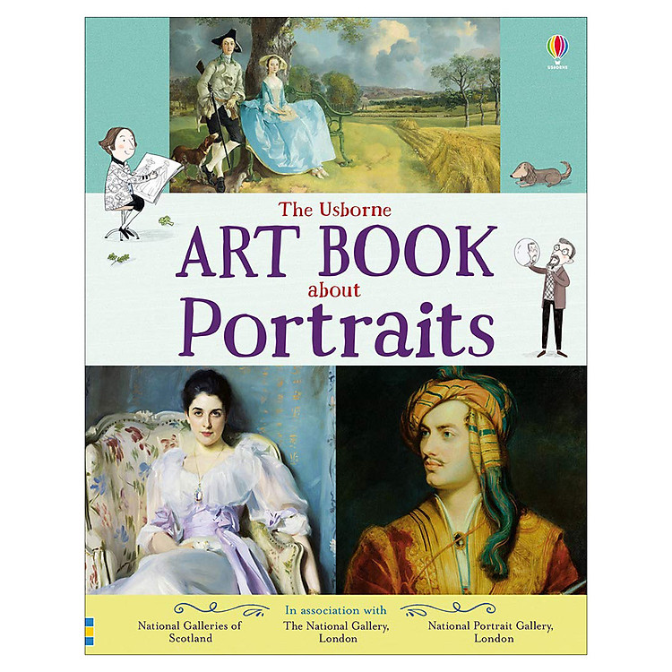 Sách Usborne Art Book About Portraits