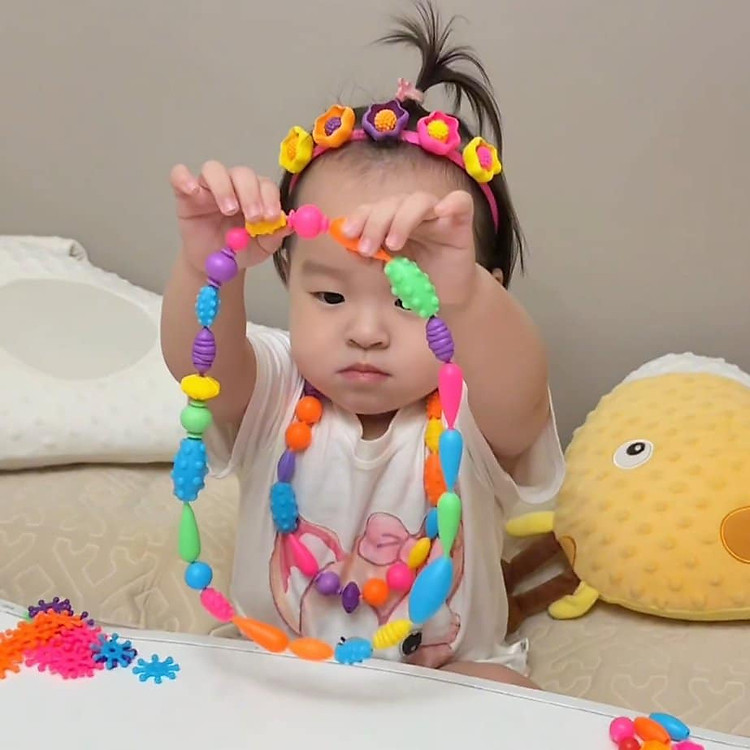 Đồ Chơi Xâu Hạt 550 Chi Tiết Cho Bé Chính hãng Tiết kiệm - Hình ảnh 5