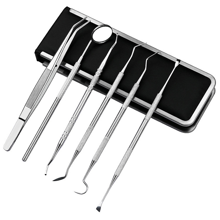 Bộ dụng cụ lấy vôi răng 6 món Chính hãng Tiết kiệm - Hình ảnh 3