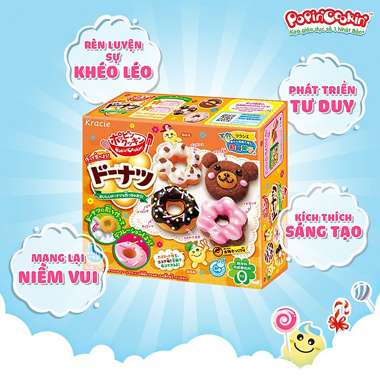 Mua Kẹo Popin Cookin Bánh Donuts Chính hãng Giá rẻ - Hình ảnh 5