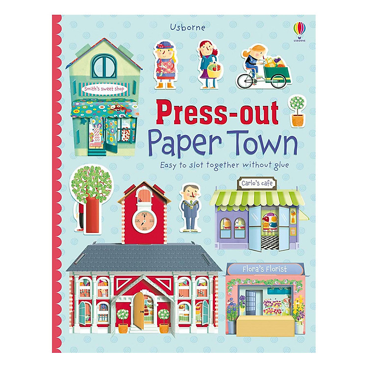 Sách Usborne Press-out Paper Town
