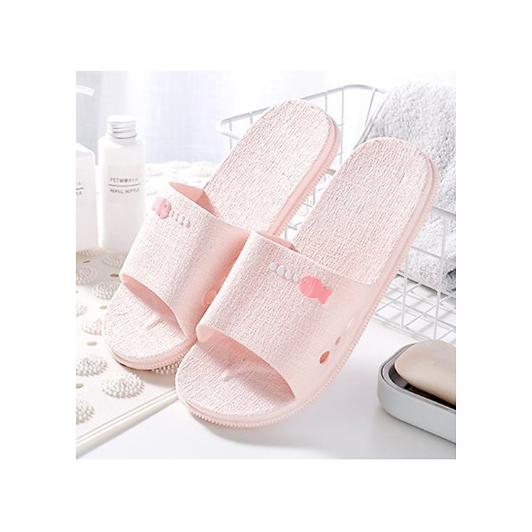Dép Nhựa Đi Trong Nhà Nhựa Nguyên Khối Bền Đẹp 3Fashion - 3191