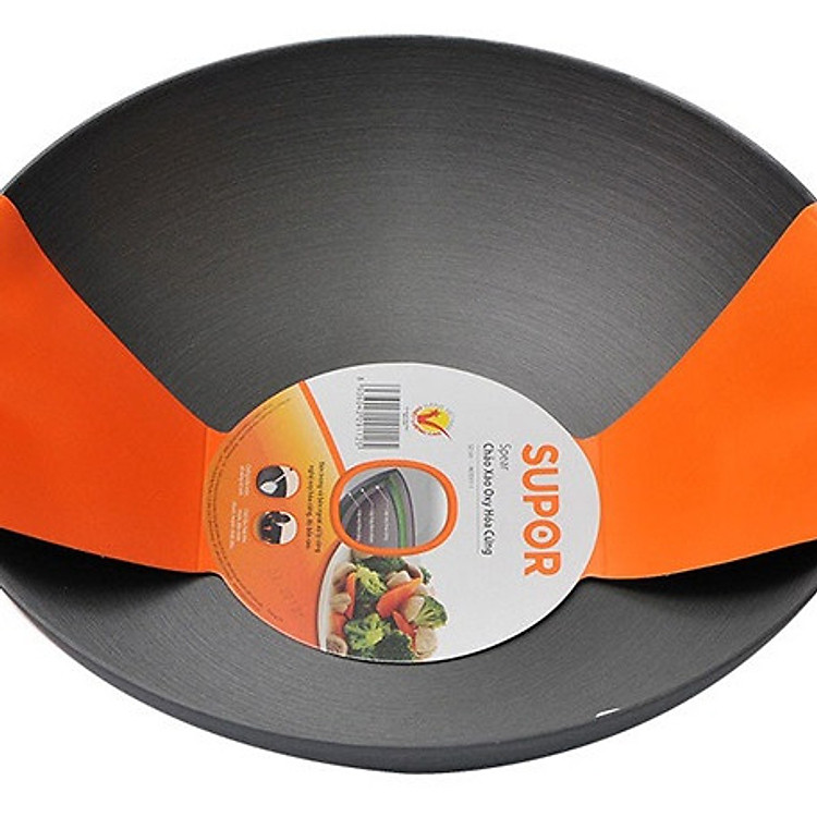 Chảo Xào Chống Trầy Supor 34cm - H07011-2