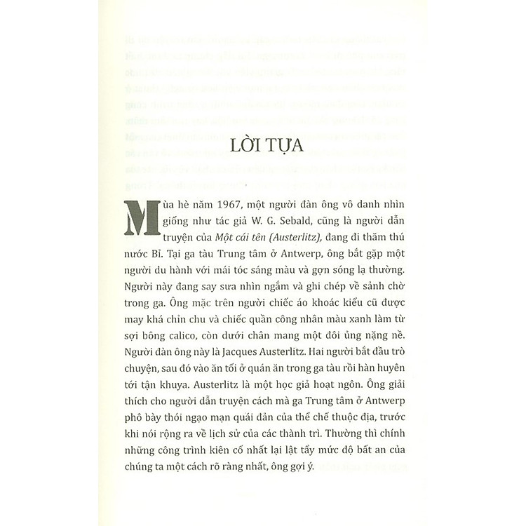 Một Cái Tên - Austerlitz - Ảnh 4