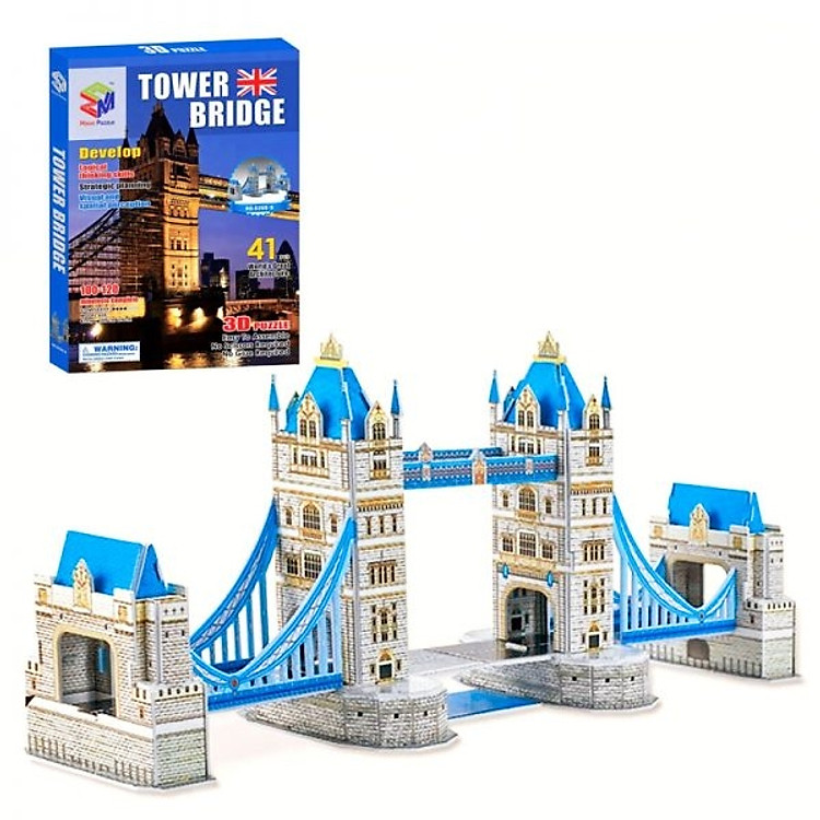 Mô Hình Giấy 3D Magic Puzzle: Cầu Tháp London G268-9