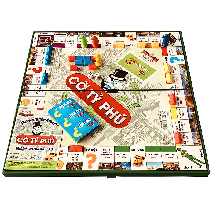 Mua tại Lazada: Cờ Tỷ Phú Monopoly Việt Nam - BoardGame Chính hãng Tiết kiệm