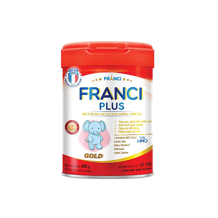 Tìm mua tại Avakids:Sữa công thức FRANCI PLUS GOLD 800g, tràn ngập Khuyến mãi, Ưu đãi