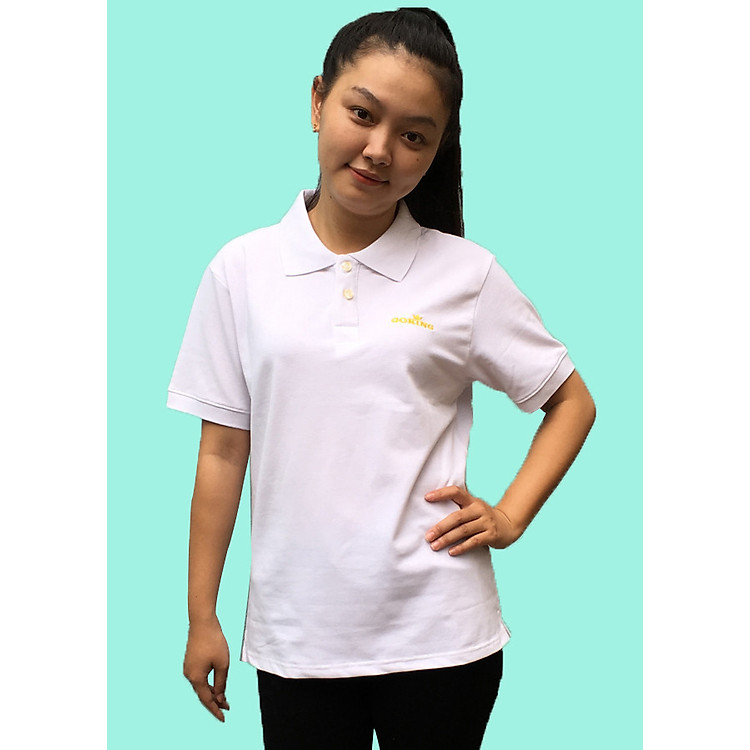 Áo thun nữ cổ trụ GOKING, form suông rộng, công nghệ dệt nhuộm cao cấp Nhật Bản