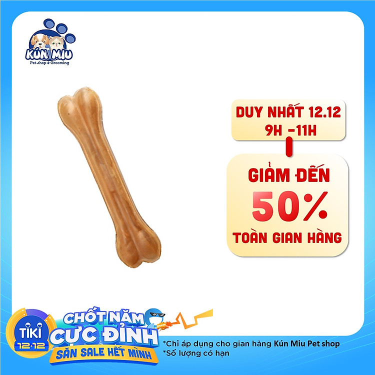 Xương da bò gặm sạch răng cho chó