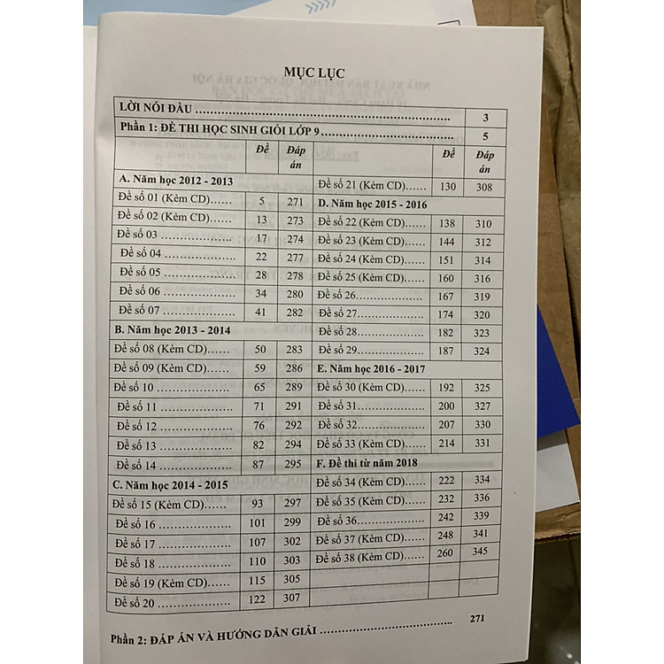 Tuyển chọn đề thi học sinh giỏi trung học cơ sở môn Tiếng Anh Quyển 2 - Ảnh 3