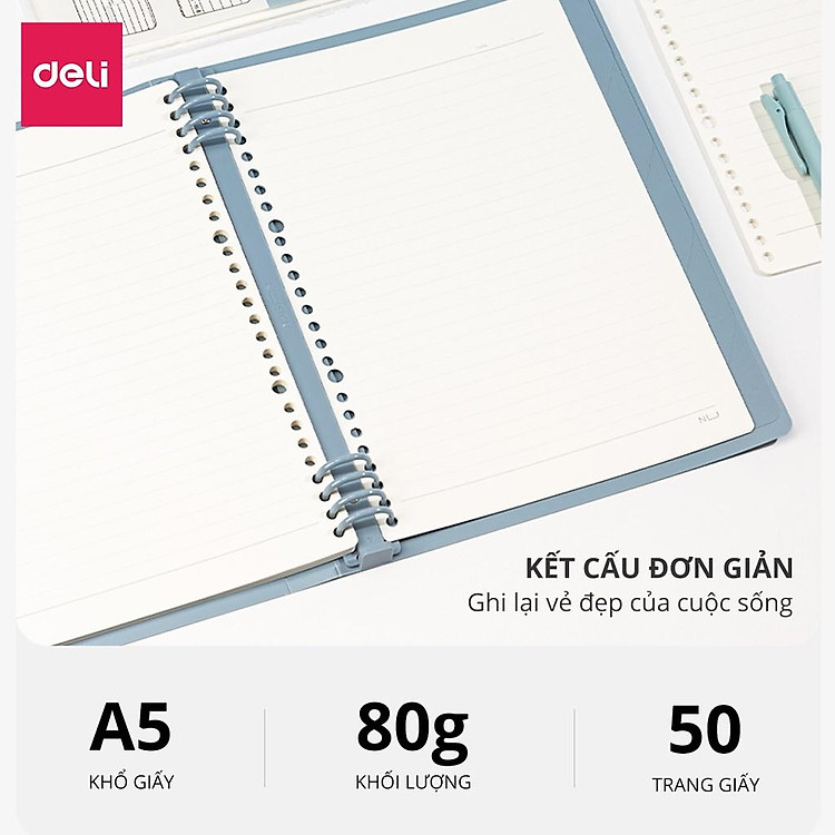 Tập Giấy Refill A5 B5 100 Trang 80gsm - Ảnh 3