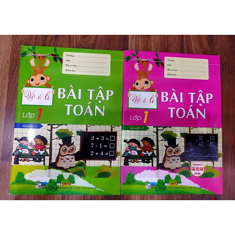 Vở Ô Li Bài Tập Toán Lớp 1 Quyển 1 - Ảnh 3