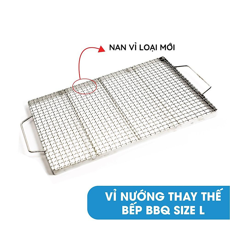 Vỉ nướng BBQ chống gỉ - Size L