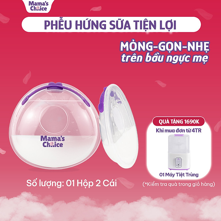 Tham Khảo tại ConCung: Phễu Hứng Sữa Mama's Choice (Hộp 2) , nhận ngay nhiều Ưu đãi