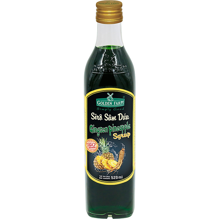 Siro Sâm Dứa Golden Farm 520ml