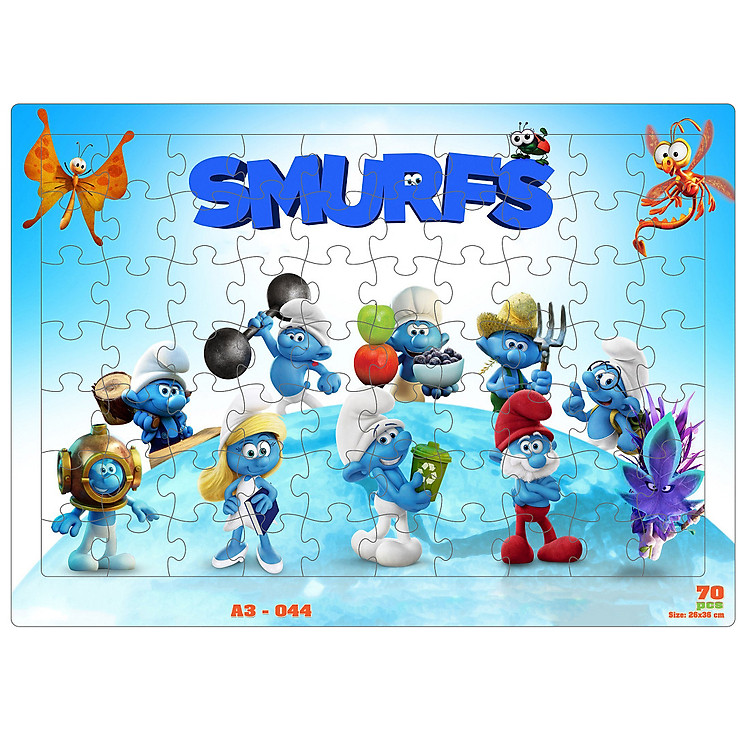 Combo 03 bộ tranh xếp hình A3 Chính hãng Ưu đãi - Hình ảnh 3