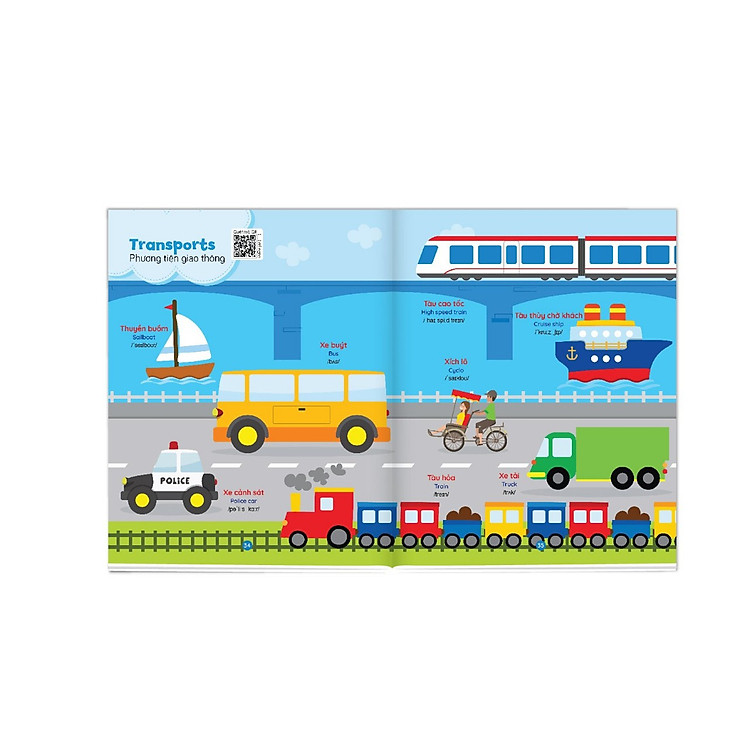 Bé Học Tiếng Anh Qua Hình Ảnh (Song Ngữ Việt Anh, Có Phiên Âm) - Ảnh 8