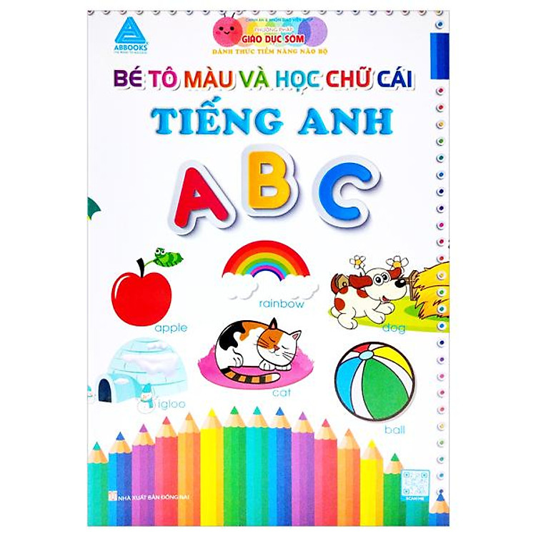 Phương Pháp Giáo Dục Sớm Đánh Thức Tiềm Năng Não Bộ – Bé Tô Màu Chữ Cái Tiếng Anh