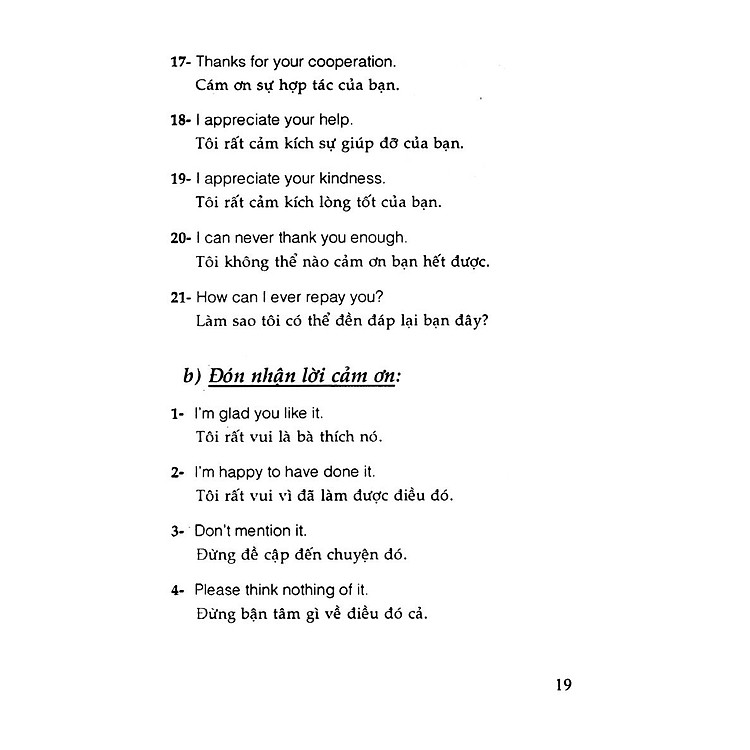 Tiếng Anh Xã Giao - Ảnh 6