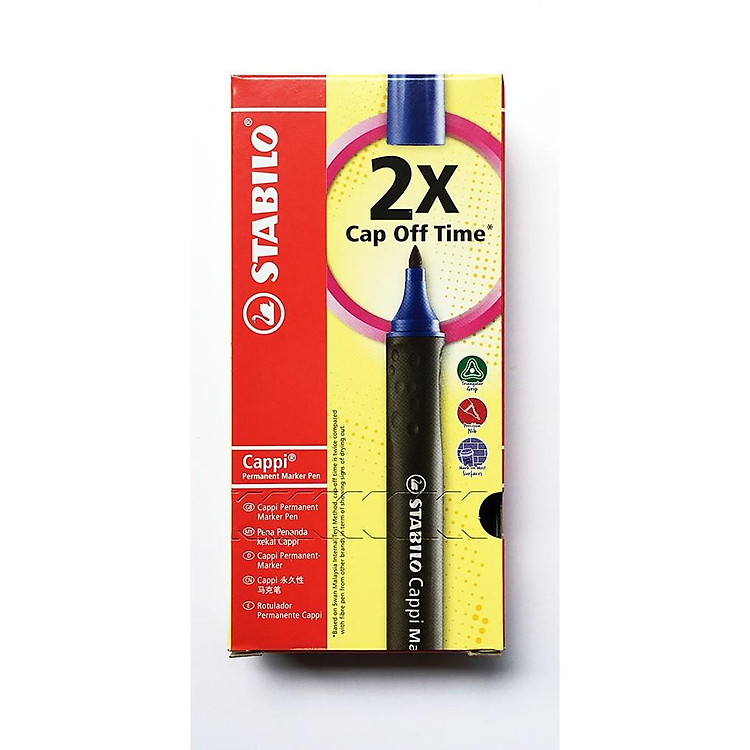 Bút Lông Dầu STABILO Cappi MarkerPen (10 chiếc) - Ảnh 7