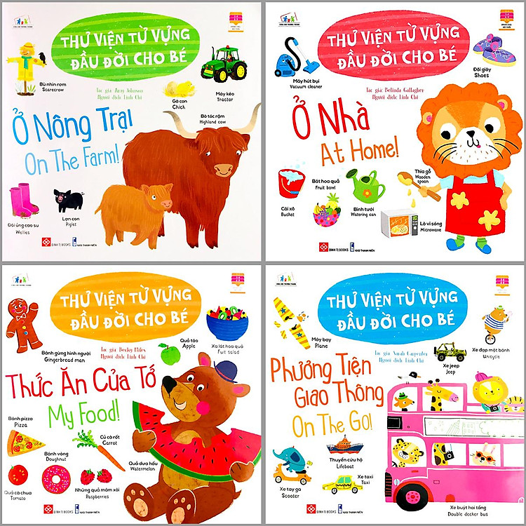BỘ THƯ VIỆN TỪ VỰNG ĐẦU ĐỜI CHO BÉ