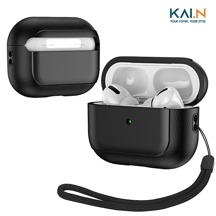 Ốp Bảo Vệ Dành Cho Airpods 4/ Airpods Pro 2/ Airpods Pro/ Airpods Pro 3, Kai.N Chrome, Kèm Dây Đeo - Hàng Chính Hãng