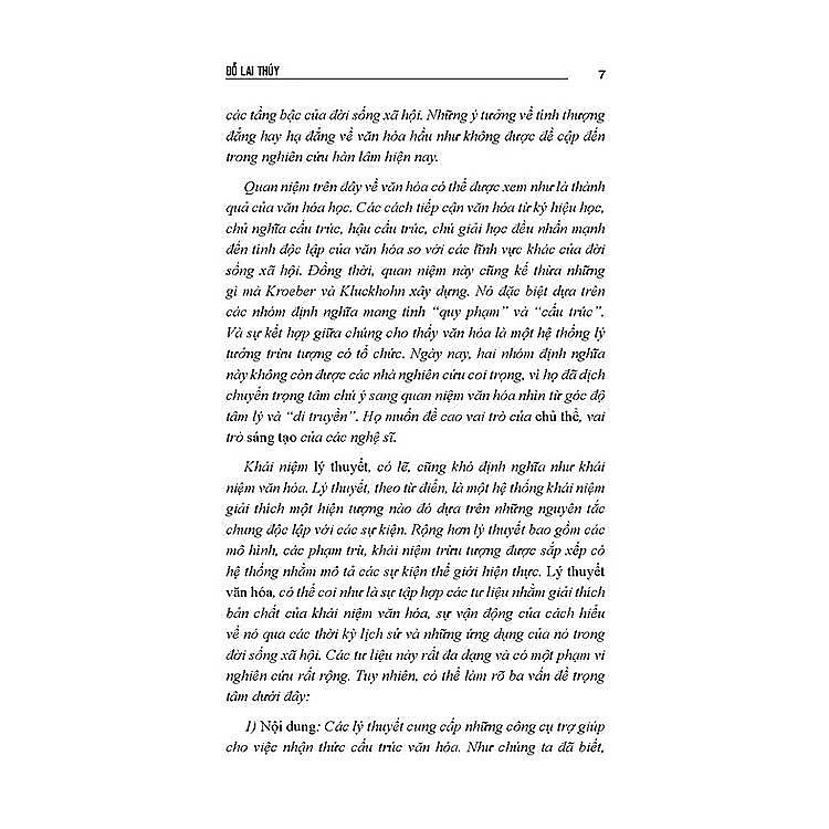 Các Lý Thuyết Văn Hóa - Đỗ Lai Thuý - Ảnh 5