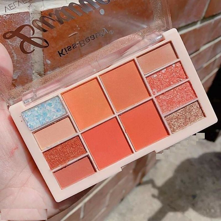 Bảng Màu mắt & má hồng 2in1 Kiss beauty luxurious