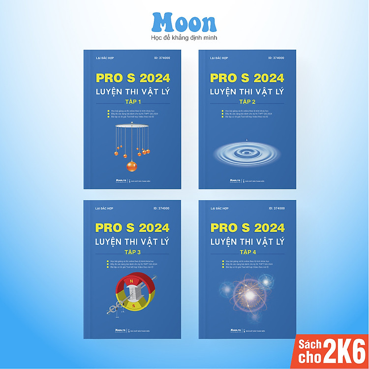 ID MoonBook Luyện Thi Môn Vật Lý PRO S Kèm Khóa Học Cả Năm 2023 – 2024