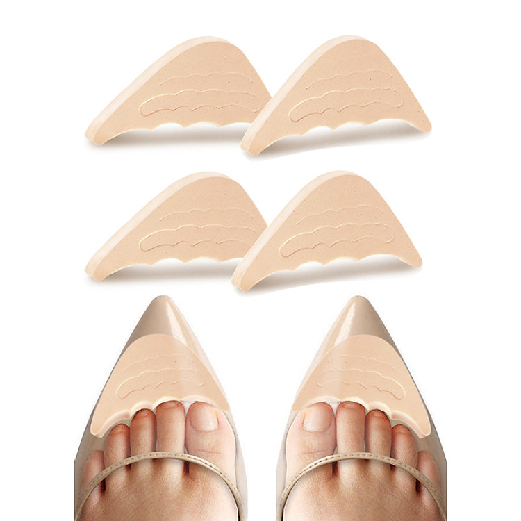 Combo 2 cặp lót giày cao gót bằng cao su non đệm êm ngón chân PK50