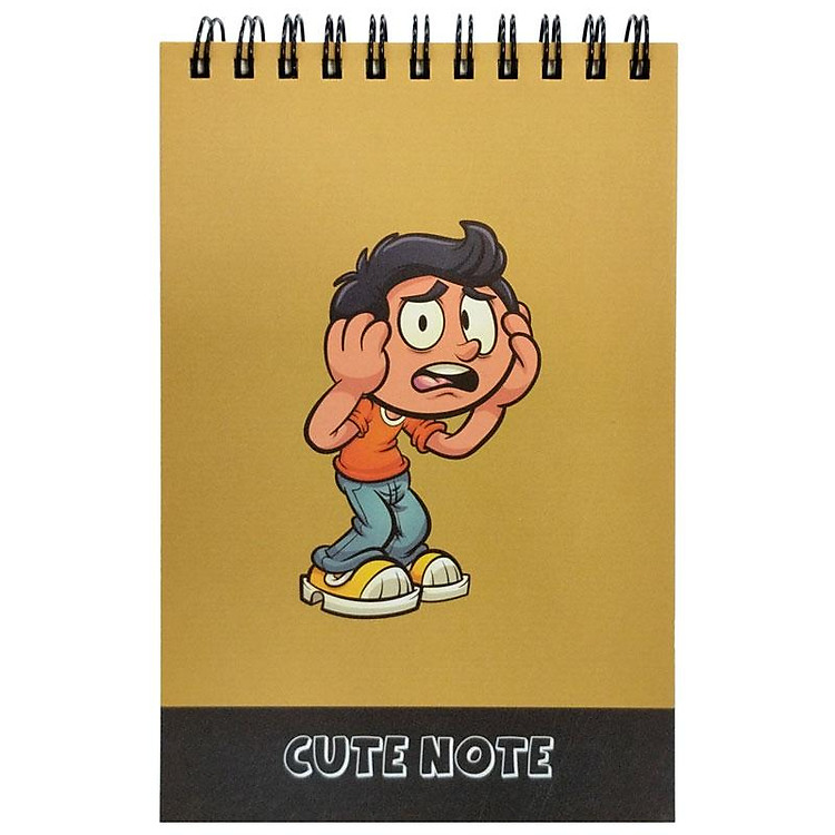 Sổ Lò Xo Teen Không Kẻ Có Chấm 80gsm Cute Note - The Sun - Ảnh 2