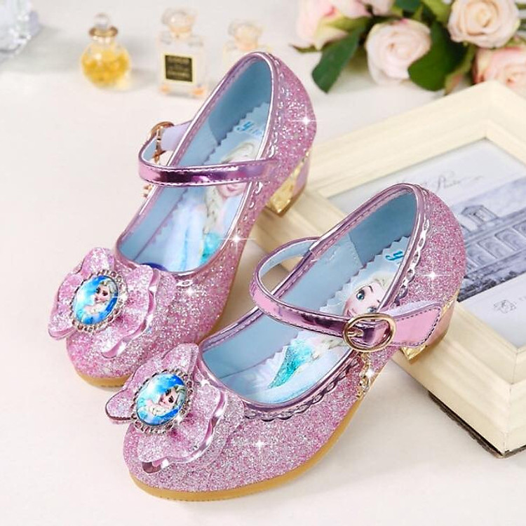 Giày Elsa cao gót ánh kim