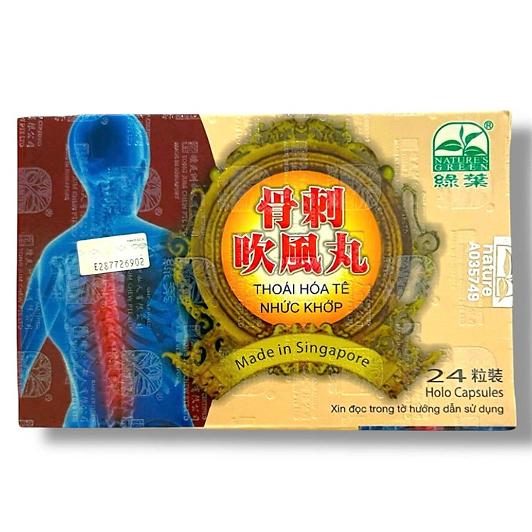 Viên uống đau nhức xương khớp, tê bì chân tay, thiếu chất nhầy khớp gối, khô khớp, thoát vị đĩa đệm Thoái hóa tê nhức khớp - Loại Super siêu xịn - Xuất xứ Singapore - Mã số 1121