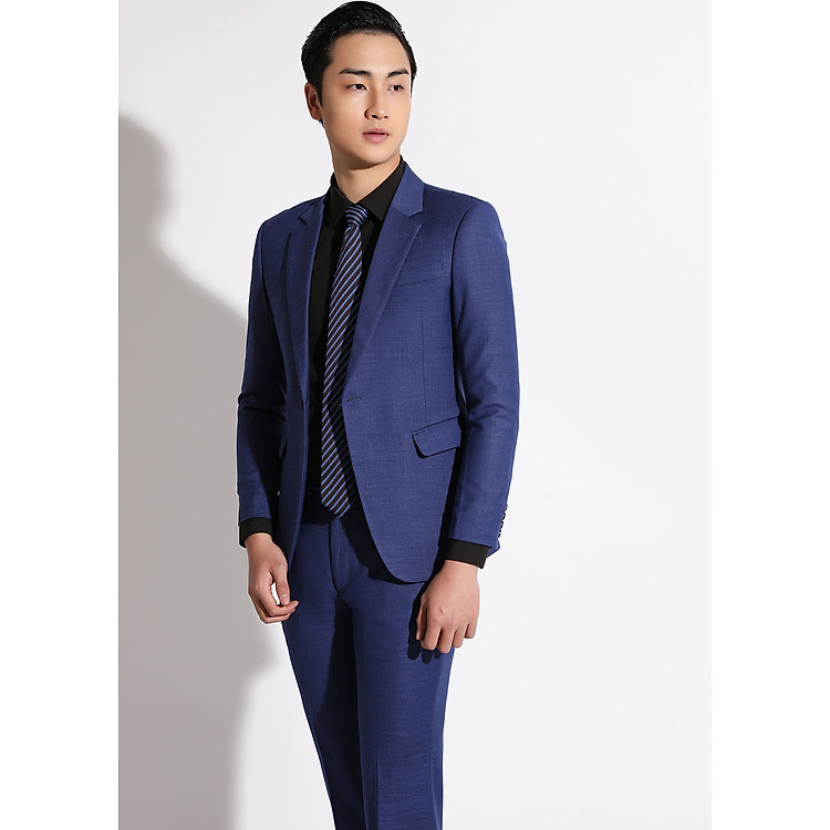 Bộ Vest Nam Biluxury Xanh Tím than (AVBC004XTI)