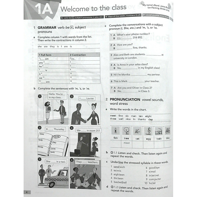 English File 4th Edition: Elementary: Workbook With Key - Ảnh 2