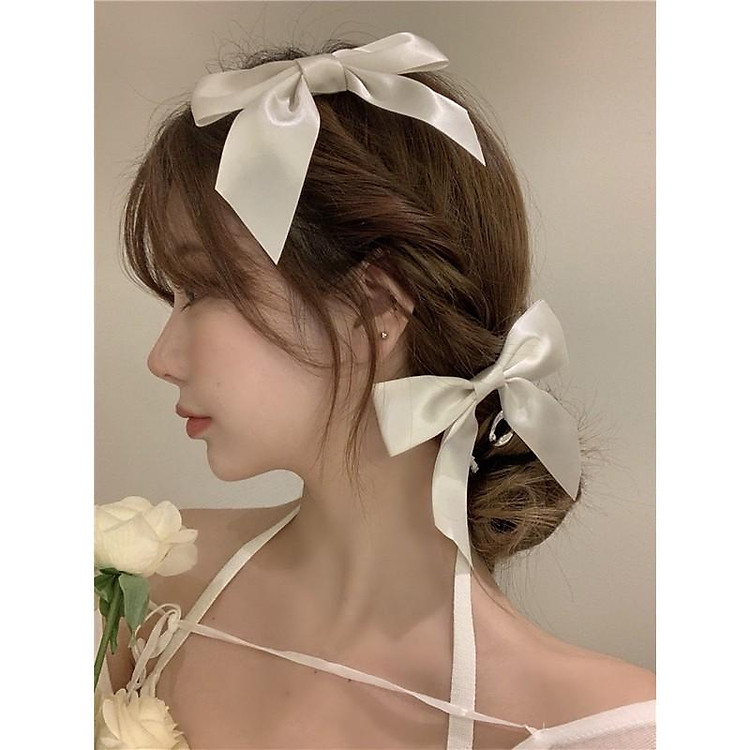 Kẹp Tóc Nơ Dành Cho Nữ Tiểu Thư Xinh
