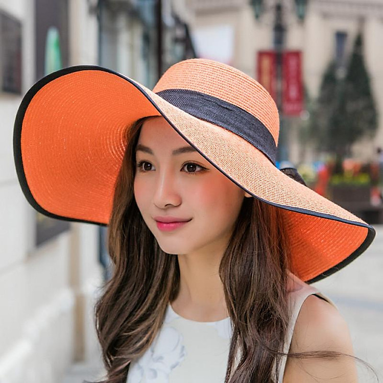 NÓN RỘNG VÀNH ĐI BIỂN ĐẸP MŨ RỘNG VÀNH ĐI BIỂN ĐẸP THỜI TRANG HÀN QUỐC MỚI - DN19RV0705